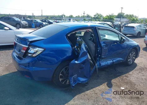 2015 Honda Civic Ex из США, поврежденный, VIN 2HGFB2F81FH503913